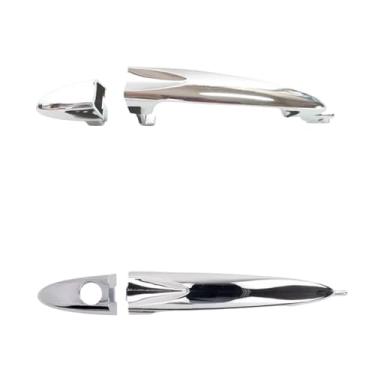 Imagem de Maçaneta da porta do carro, maçaneta da porta externa, instalação rápida, reparo de carro prateado, compatível com Astra