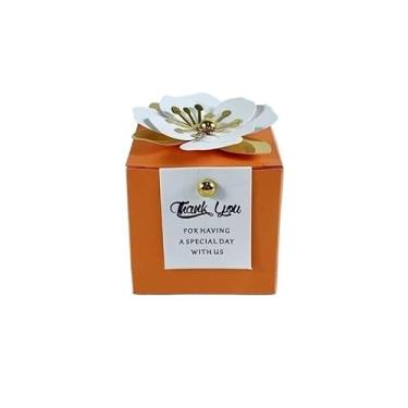 Imagem de GTIANHE-TAN Pequenas caixas de presente para lembrancinhas de festa embalagem versátil (Laranja1,20PCS_9X9X9CM)