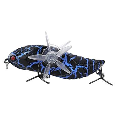 Imagem de KIMISS Isca de Pesca Biônica Em Forma de Cigarra, Isca de Peixe Duro Com Giros Giratórios Pr Ler Gancho Agudo-atrator de Peixe Eficaz de 7.5cm para Pescadores (Y238-9)