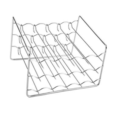 Imagem de WeiLaiKeQi Fritadeira Elétrica com Espetos e Três Níveis, Utensílio de Cozinha Prático e Versátil, Acessórios para Fritadeira Elétrica, Grelha para Assar Fazer