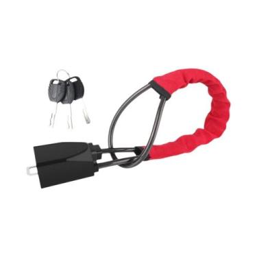 Imagem de Trava De Volante Antifurto Universal Com Fivela De Cinto De Segurança 