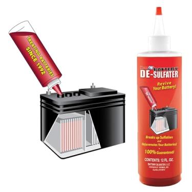 Imagem de Thermoil® DeSulfater Solução para Carrinhos de Golf Renova, Restaura e Revitaliza Qualquer Bateria de Chumbo-Ácido Sulfatada — Garantido! Trata duas baterias de 6, 8 ou 12 volts. Fabricado nos EUA.