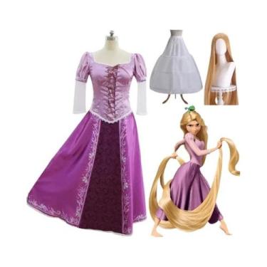 Imagem de Rapunzel cosplay traje adulto carnaval uniforme anime trajes de festa 
