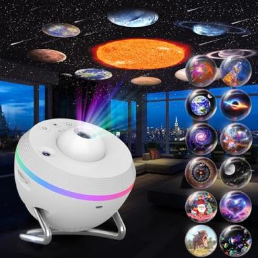 Imagem de Projetor Galaxy, Planetário HD 13 em 1, Projetor Estrela Galáxia para Quarto, Projetor Star Galaxy Light com Temporizador, Meteoro e Efeitos de Iluminação RGB, Projetor de Luz Galáxia para Crianças e