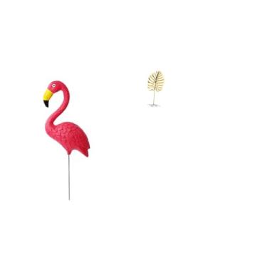 Imagem de Whtkoph Escultura de Flamingo, Ornamento de Jardim, Férias de Primavera, Arte Abstrata em Metal, Estátua para Casa, Estante, Bar, Decoração