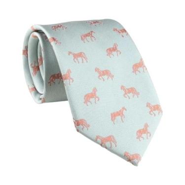 Imagem de Gravata Jacquard Masculina De 8cm Com Estampa Animal Paisley Geométric