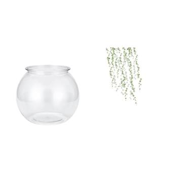 Imagem de Whtkoph Vaso Pequeno E Elegante, Transparente, para Aquário, com Trepadeiras Pendentes, Ideal para Parede, Escritório, Casa, Quarto Ou Decoração de Mesa.