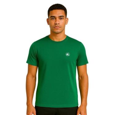 Imagem de Camisa Esporte Legal Solutio UV45+ Masculina - Verde Bandeira P-Masculino