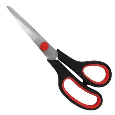 Imagem de **Tesoura Profissional Multiuso 9” em Aço Inox – 23,5cm, Corte Preciso, Cabo Ergonômico Antideslizante, Ideal para Costura, Cozinha, Escritório e Uso Doméstico**