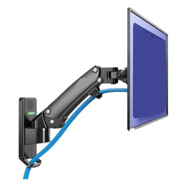 Imagem de BEGWVDJTP Suporte para monitor LCD computador TV suporte de parede giratório telescópico universal 17-27 polegadas F120