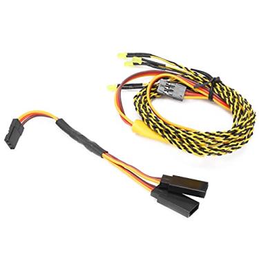 Imagem de KIMISS Luzes de Sinalização de Giro de Carro Modelo RC Definidas Com 4 LEDs e Luzes de Ligação de Fio Y para Maior Autenticidade Em Carros de Controle Remoto