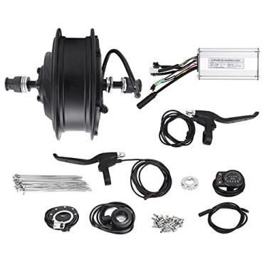 Imagem de KIMISS Kit de Conversão de Bicicleta Elétrica 36V 500W Conjunto de Motor do Cubo da Roda Dianteira Com Display KT900S para Rodas 12G - Atualize Sua Bicicleta para a Aventura (Raios 12G de 26