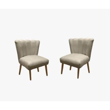 Imagem de 02 Cadeira Pétala Flor Para Sala de estar Penteadeira - Sonho das Polt