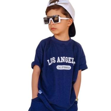 Imagem de Conjunto de Malha Infantil Menino Juvenil Camiseta e Calça - Ewg Moda 