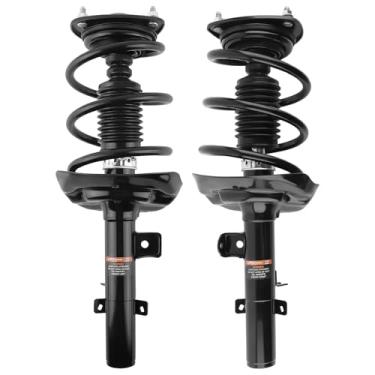 Imagem de maXpeedingrods Amortecedor dianteiro de 2 peças para Honda Accord 2013-2017 2,4L L4, 172971 172970 Suporte completo com montagem de mola helicoidal