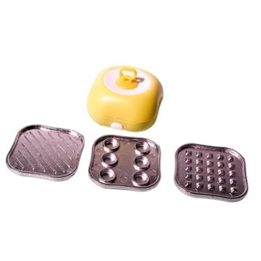 Imagem de MERIGLARE Miniatura de Cozinhador de Ovos para Casa de Bonecas em Escala 1:12 - Enfeite Versátil para Decoração, Presente de Natal, Adereço Fotográfico e, Amarelo