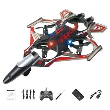 Imagem de Dynwave Avião de controle remoto RC para, modelo de planador portátil para hobby, jato de, ideal para adultos, iniciantes, meninos e, Bateria Vermelha 1
