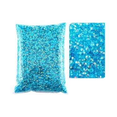 Imagem de Rhinestone De Resina AB Cor Gelatina Para Atacado, 2mm 3mm 4mm 5mm 6mm
