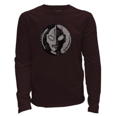 Imagem de Camiseta manga longa - Ultraman - DASANTIGAS, Nutmeg, Nutmeg, G