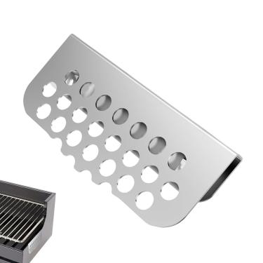 Imagem de Bloqueador de Gordura para Churrasco, Acessórios de Churrasco em Aço Inoxidável, Tela de Bloqueio de Gordura para Grelha, para Churrascos no Quintal Festas no Pátio Reuniões Familiares