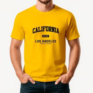 Imagem de Camiseta Masculina Algodão Premium CALIFORNIA-Masculino