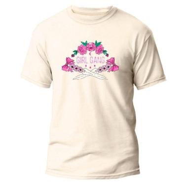 Imagem de Camiseta Básica Algodão Premium Estampa Digital Girl Gang - Pavesi, Of