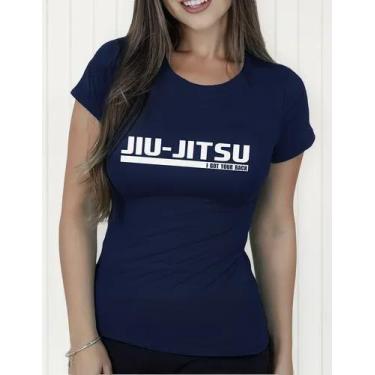 Imagem de Camiseta Camisa Adulto Feminina Masculina 100% Algodão Luta Jiu Jitsu 