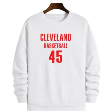 Imagem de Blusa Moletom Gola Basquete Cleveland Basketball número 45 - Loja Clic