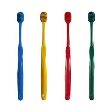 Imagem de Escova De Dente De Carvão Vulcânico Ecológica E Macia Em Quatro Cores,