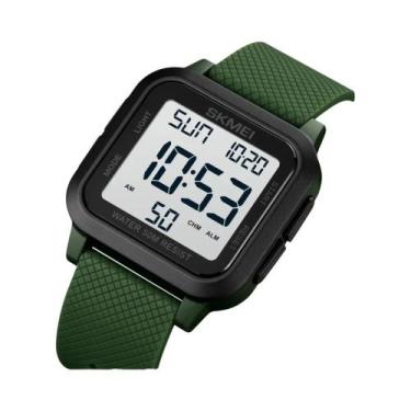 Imagem de Relógio Esportivo Militar À Prova D'água 5Bar Masculino Com Display LE