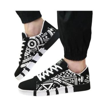 Imagem de Tênis Casuais De Lona Para Homens, Estilo Verão, Antiderrapante, Espor