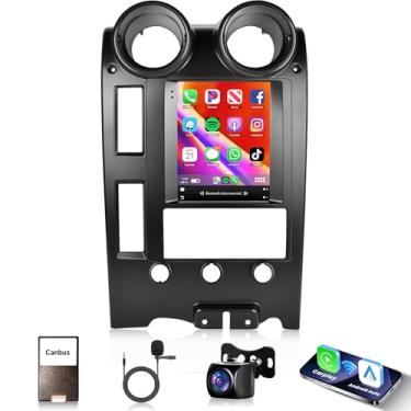 Imagem de Rádio estéreo automotivo 8 núcleos 6G + 128G Rimoody Android 15 para Hummer H2 2002-2007, sem fio, CarPlay, Android Auto, 24.6 cm, tela sensível ao toque vertical, GPS WiFi, espelho, Bluetooth, FM/RDS