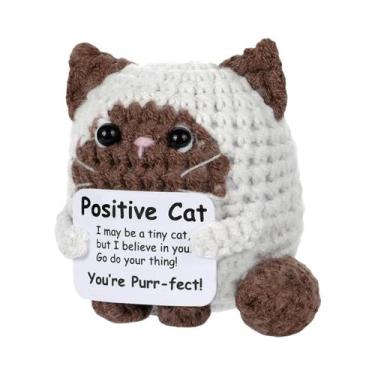 Imagem de Ornamento De Gato De Crochê Feito À Mão, Pato, Tubarão E Pinguim De Pe