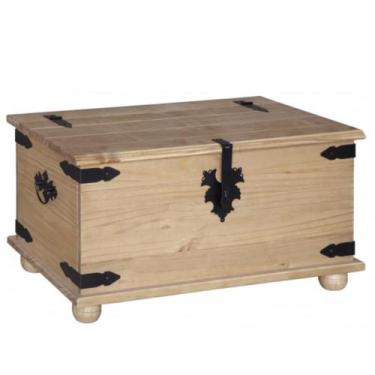 Imagem de Baú de Madeira Marrom Antique - Pense Dentro da Caixa