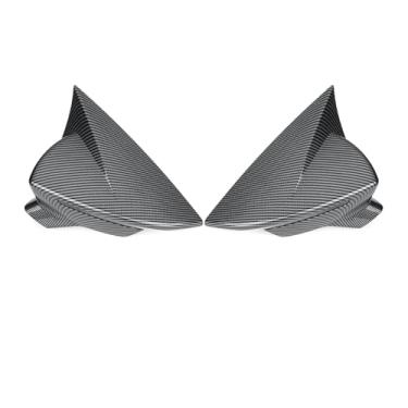 Imagem de Capa Para Espelho Lateral De Carro, Preto Brilhante/Fibra De Carbono, Capa Retrovisor, Compatível Com Seat Leon Mk3 Mk3.5 5f St Fr Cupra 2013-2019(Carbon Fiber)