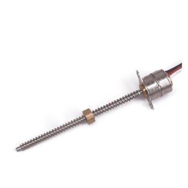 Imagem de 10 mm Stepper Electronic Starter DC 5V 2-phasse 4-Wires Step Electronic Starter Engine Precision Long Linear Lead 50mm Stroke Screw Nut Slider