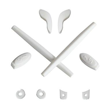 Imagem de Mryok Kit de substituição de ponteiras para óculos de sol Oakley Juliet – Opções, Branco, One Size