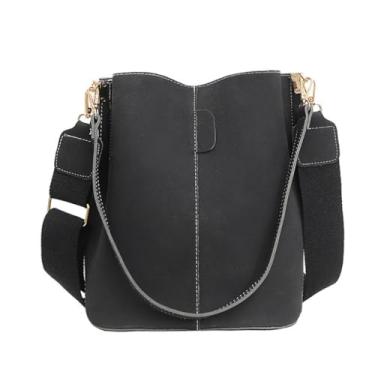 Imagem de NLAIOUSL Bolsa feminina de ombro outono inverno bolsa tiracolo casual bolsa mensageiro retrô para viagens uso diário