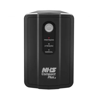 Imagem de Nobreak NHS Compact Plus 4, 1200VA, 550W, Entrada Bivolt E Saída 120V, 2 Baterias 7Ah/12V - 90.c1.b01200