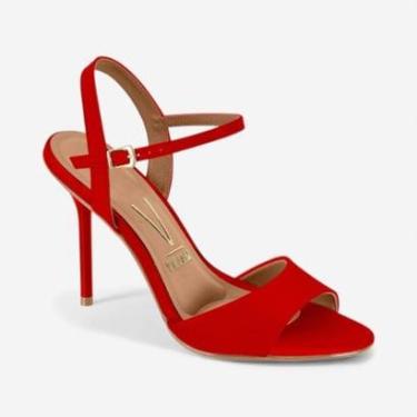 Imagem de Sandália Vizzano Salto Fino Vermelha-Feminino
