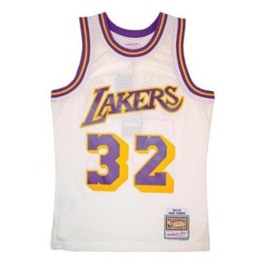 Imagem de Regata Mitchell & Ness NBA Swingman Jersey Los Angeles Lakers Magic Johnson Masculino-Masculino