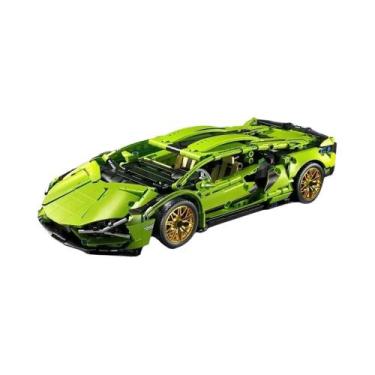 Imagem de Blocos De Montar De Carro Esportivo De Corrida, Veículo De Velocidade 