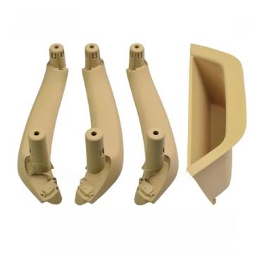 Imagem de Puxador De Apoio De Braço Para Porta Interna, Conjunto Preto Compatível Com Bmw X3 X4 F25 F26 2010 2011 2012 2013 2014 2015 2016 2017(LHD-Beige)