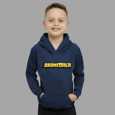 Imagem de Blusa De Frio Brancoala Moletom Infatil Youtuber Agasalho - MB Sport, 