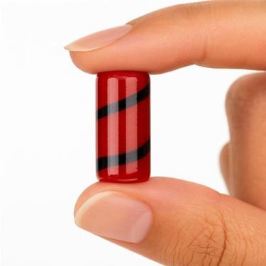 Imagem de Unidade Firma em Murano Lisa 22mm para Guias  Escolha Cor:Vermelho e P