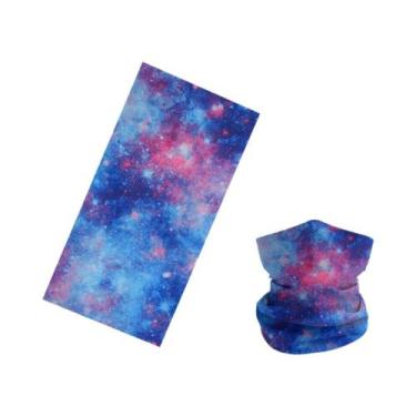 Imagem de Bandana De Ciclismo Unissex Com Estampa De Estrelas, Sem Costura, Prot