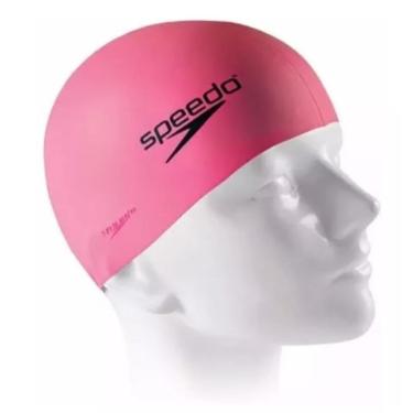 Imagem de Touca De Natação Speedo 100% Silicone Flat Cap Adulto-Unissex
