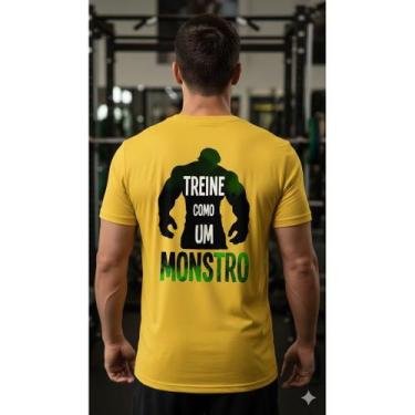 Imagem de Camiseta Dry Fit Masculina Treino Monstro Academia Fitness Musculação 