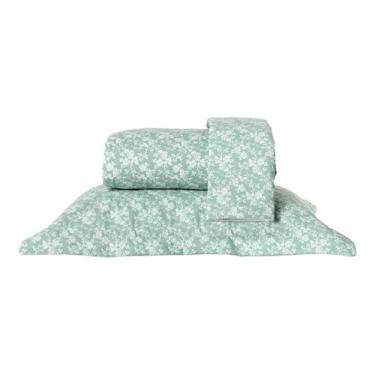 Imagem de Jogo de Cobre-Leito Liberty Menta 200 Fios Solteiro - Westwing Collect