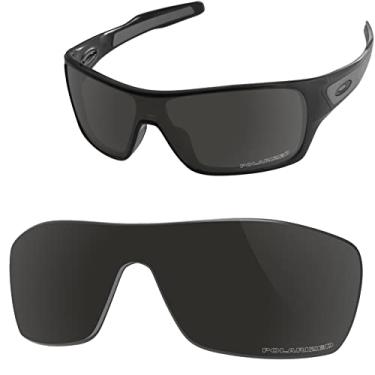 Imagem de Vaep Lentes de reposição de policarbonato para óculos de sol Oakley Turbine Rotor OO9307 - Preto (Jet Black) polarizado
